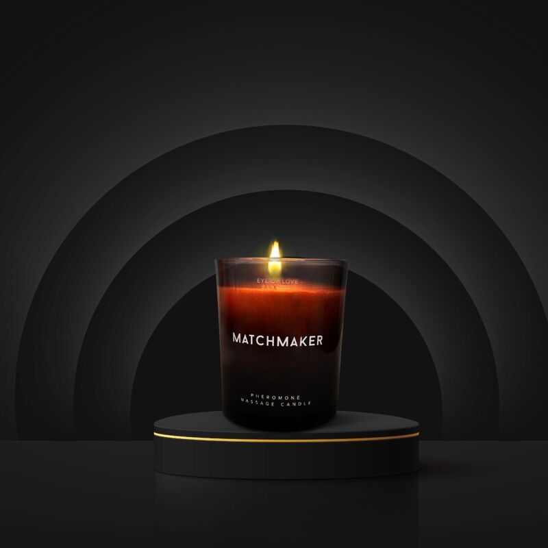 EYE OF LOVE - MATCHMAKER BLACK DIAMOND MASSAGE CANDLE ATTRACT HER 150 ML - Amore24