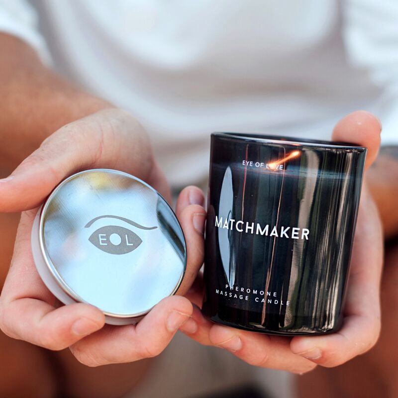 EYE OF LOVE - MATCHMAKER BLACK DIAMOND MASSAGE CANDLE ATTRACT HER 150 ML - Amore24