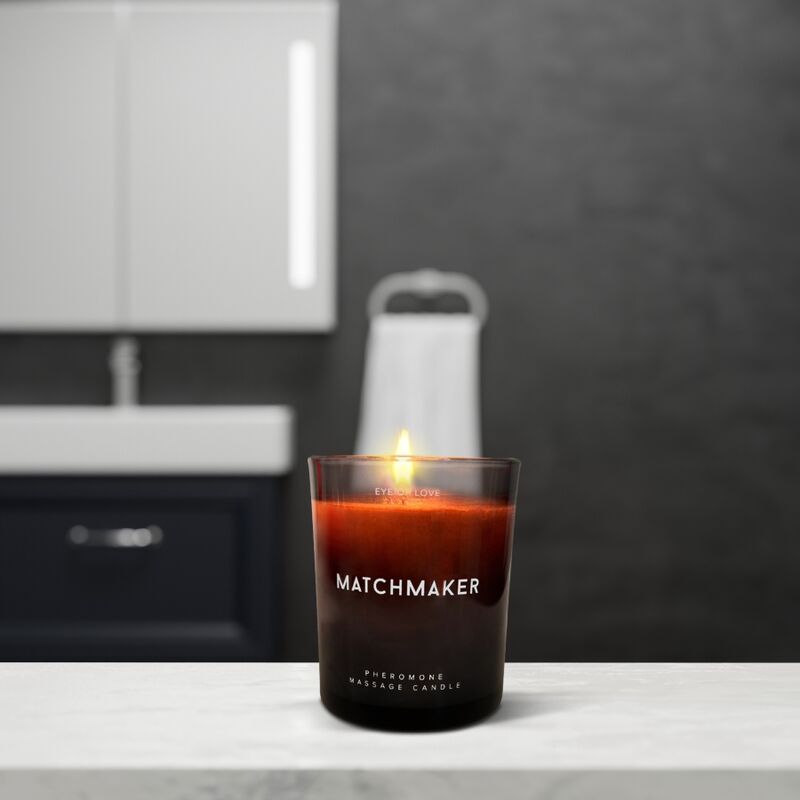 EYE OF LOVE - MATCHMAKER BLACK DIAMOND MASSAGE CANDLE ATTRACT HER 150 ML - Amore24
