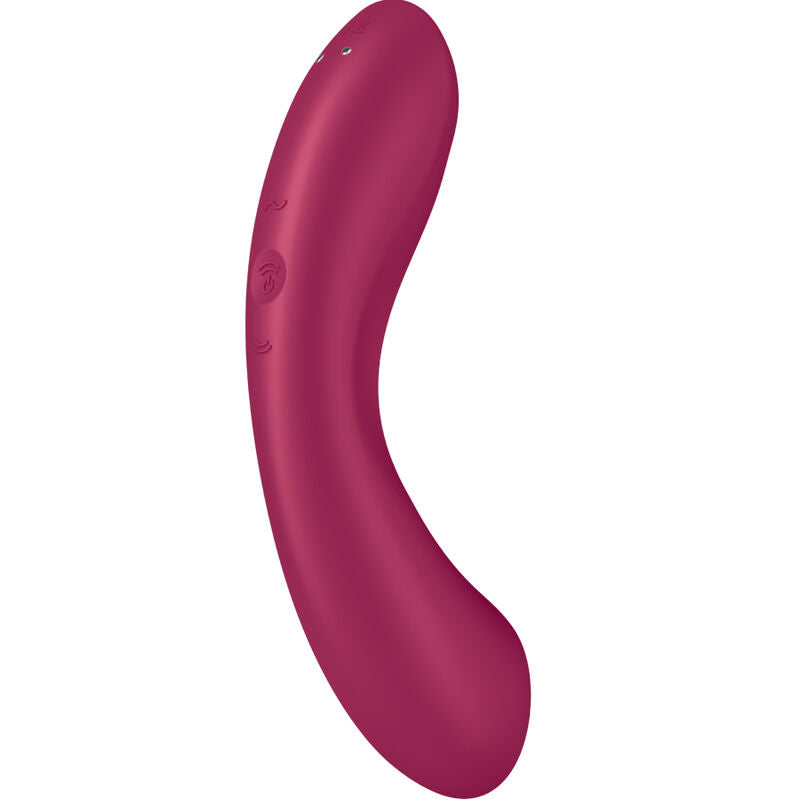 SATISFYER - CURVE TRINITY 1 AIR PULSE VIBRATION GREY - Amore24