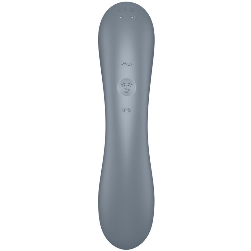 SATISFYER - CURVE TRINITY 1 AIR PULSE VIBRATION GREY - Amore24