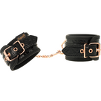 COQUETTE CHIC DESIRE - BLACK EDITION PREMIUM HANDCUFFS WITH NEOPRENE LINING - Amore24