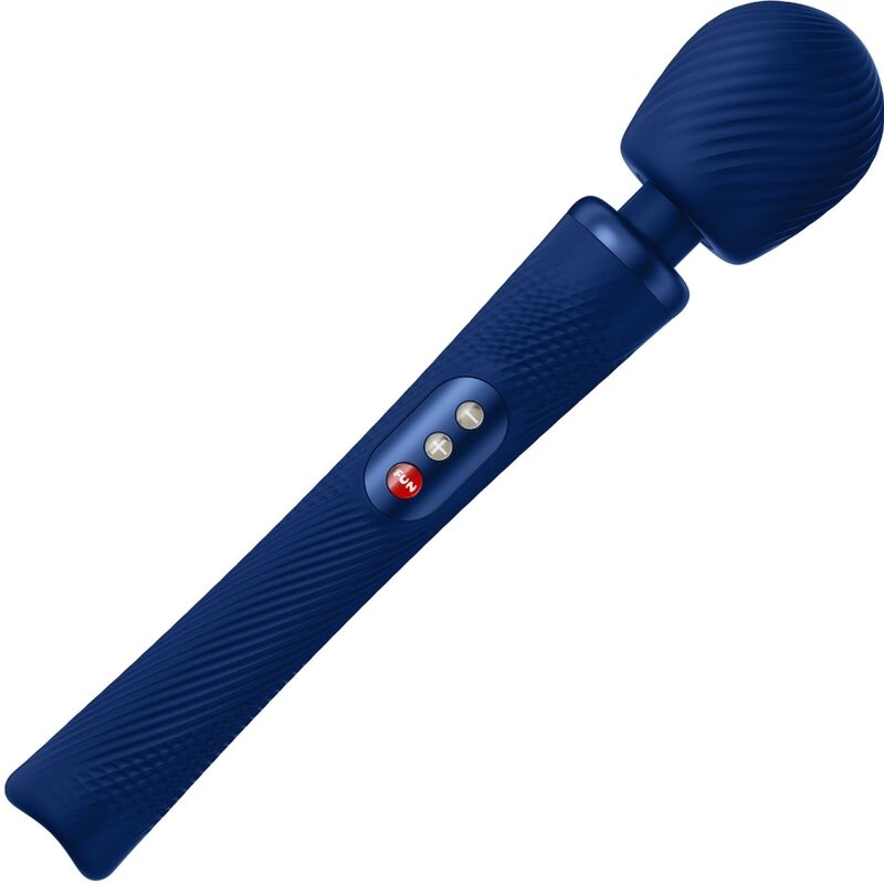 FUN FACTORY - VIM SILICONE RECHARGEABLE VIBRATING WEIGHTED RUMBLE WAND SUNRISE ORANGE - Amore24