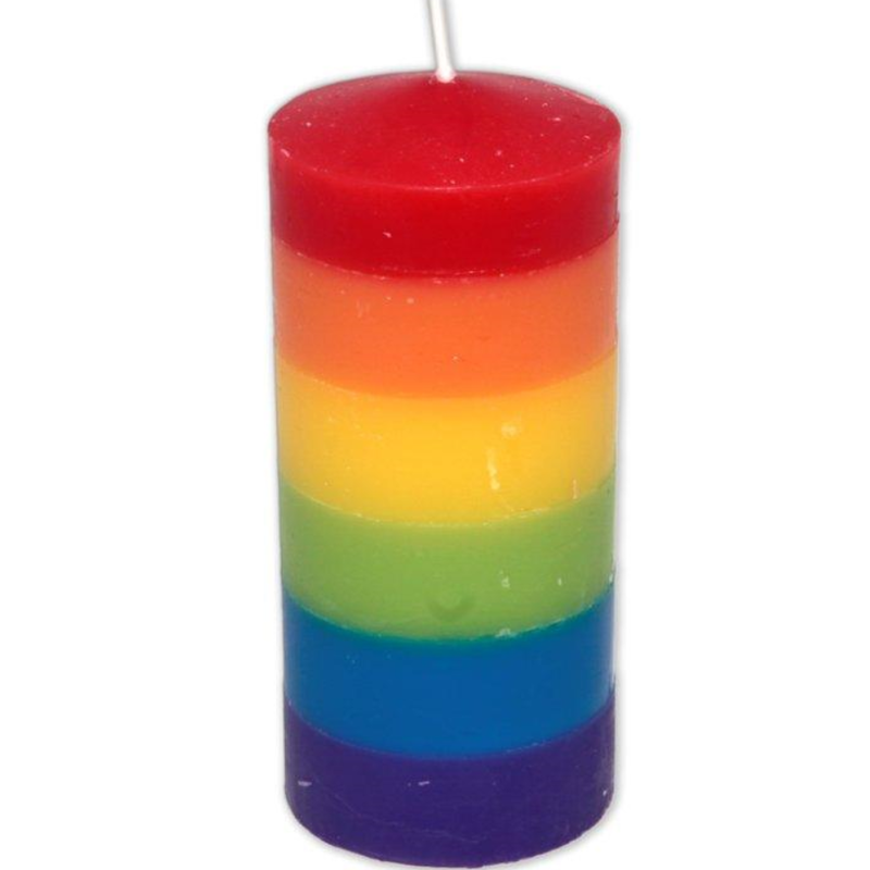 PRIDE - BIG CANDLE WITH LGBT FLAG - Amore24