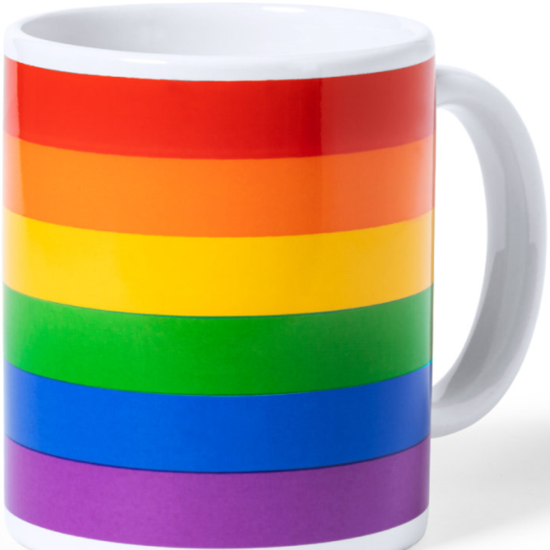 PRIDE - LGBT FLAG CUP IN INDIVIDUAL BOX KRAFT /en/pt/en/fr/it/ - Amore24