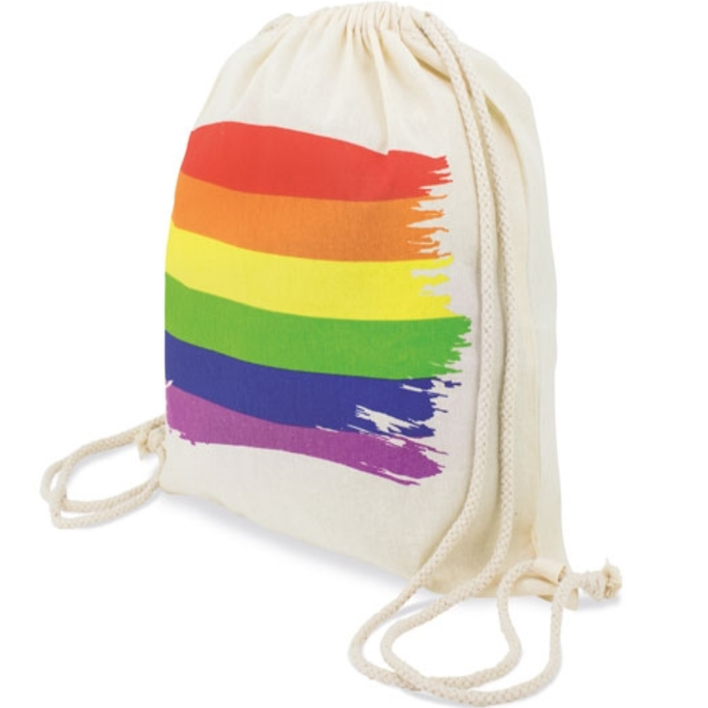 PRIDE - COTTON LGBT FLAG BACKPACK - Amore24