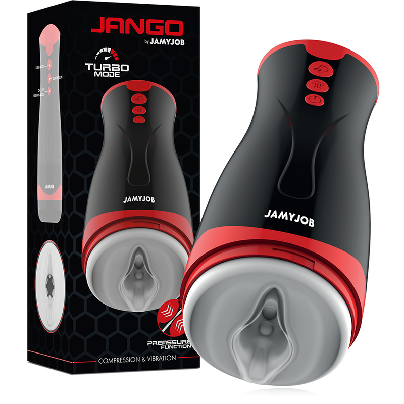 JAMYJOB - JANGO COMPRESSION AND VIBRATION MASTURBATOR - Amore24