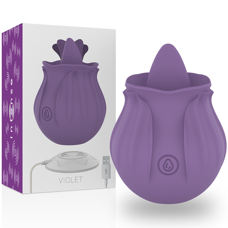 INTENSE - VIOLET CL TORIS STIMULATOR 10 VIBRATIONS LILAC - Amore24