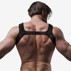 FETISH SUBMISSIVE ATTITUDE - NEOPRENE CHEST HARNESS FOR MEN SIZE L - Amore24