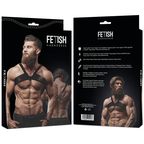 FETISH SUBMISSIVE ATTITUDE - MENS BRIGADE ECO-LEATHER CHEST HARNESS - Amore24