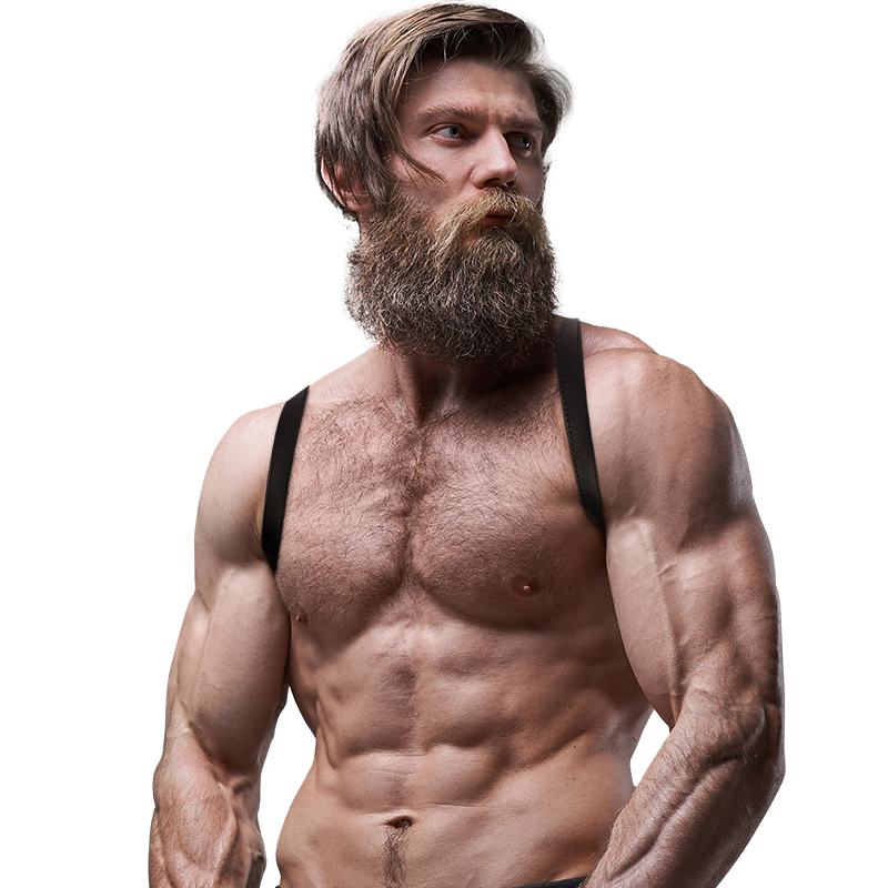 FETISH SUBMISSIVE ATTITUDE - MENS ECO-LEATHER BACK HARNESS - Amore24