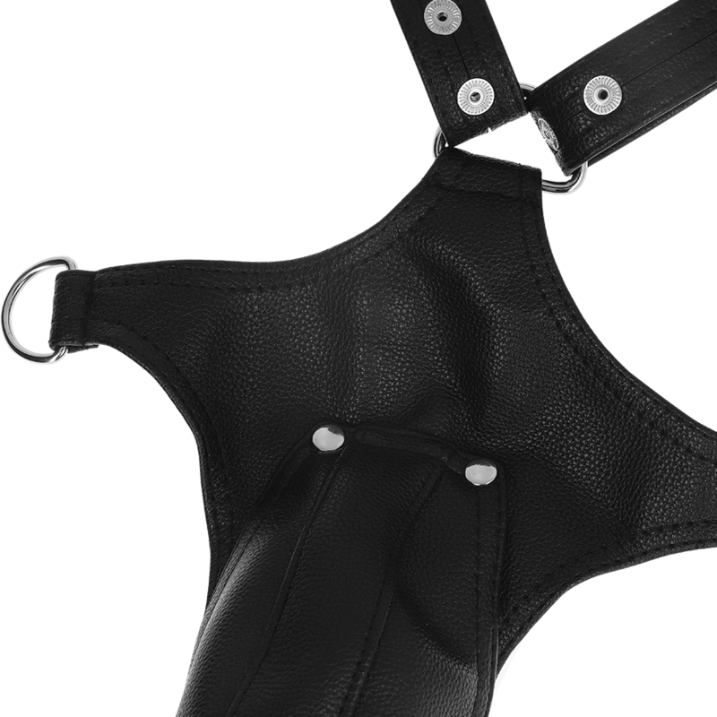 FETISH SUBMISSIVE ATTITUDE - MENS V-SHAPED ECO-LEATHER HARNESS - Amore24