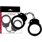 DARKNESS - METAL HANDCUFFS FOR BLACK HANDS - Amore24