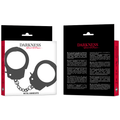 DARKNESS - METAL HANDCUFFS FOR BLACK HANDS - Amore24