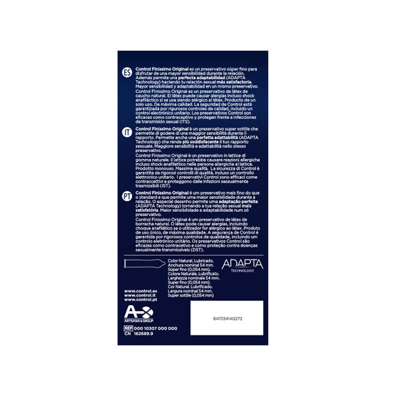 CONTROL - FINISSIMO CONDOMS 24 UNITS - Amore24