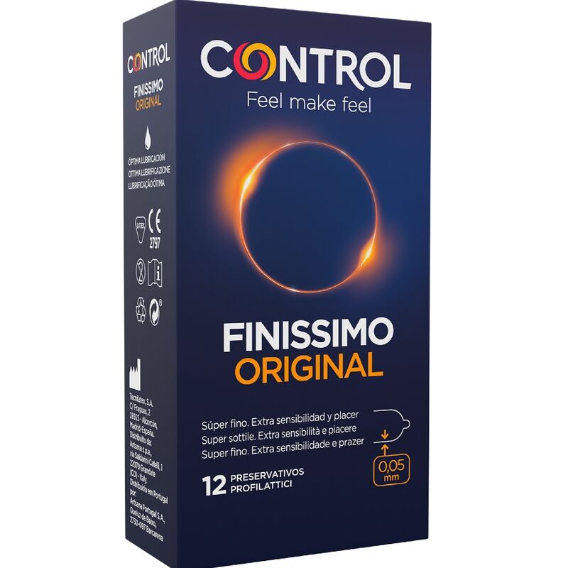 CONTROL - FINISSIMO CONDOMS 12 UNITS - Amore24