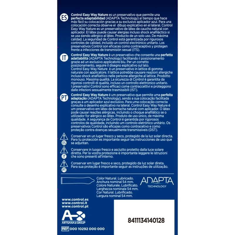 CONTROL - NATURE EASY WAY 10 UNITS - Amore24