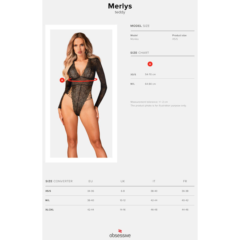 OBSESSIVE - MERLYS TEDDY XS/S - Amore24