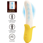 PRETTY LOVE - BANANA GEEK SUPER POWER 7 VIBRATIONS UP&DOWN SILICONE BLACK - Amore24