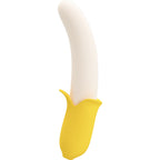 PRETTY LOVE - BANANA GEEK SUPER POWER 7 VIBRATIONS UP&DOWN SILICONE BLACK - Amore24