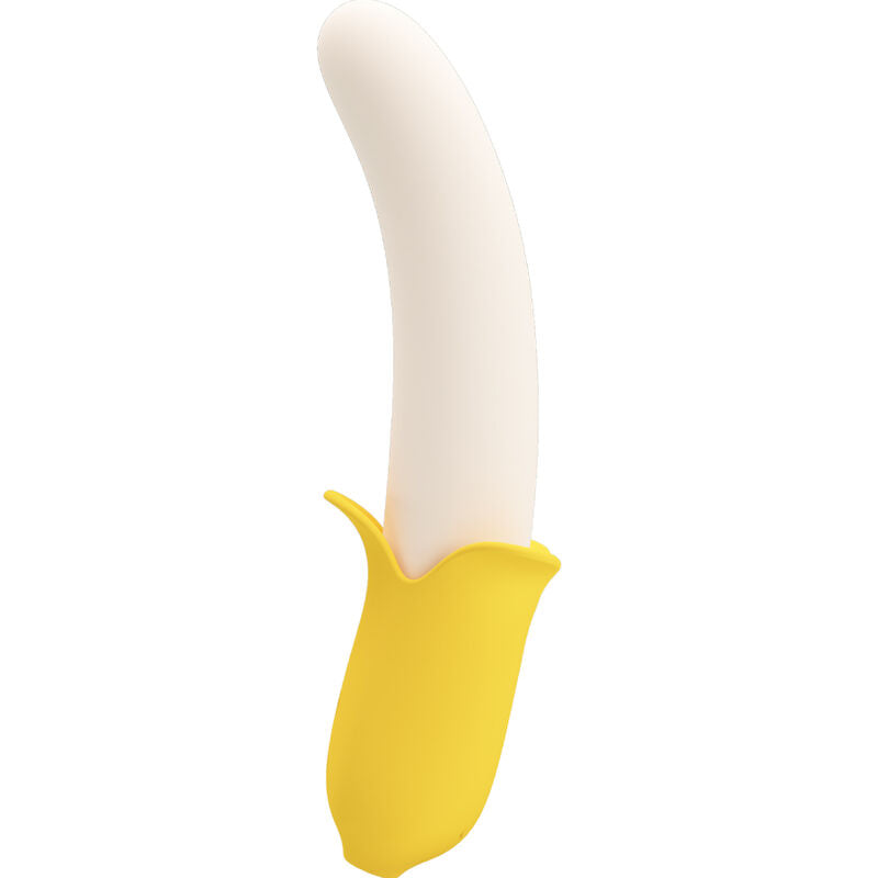 PRETTY LOVE - BANANA GEEK SUPER POWER 7 VIBRATIONS UP&DOWN SILICONE BLACK - Amore24