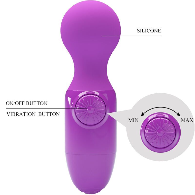 PRETTY LOVE - PURPLE MINI PERSONAL MASSAGER - Amore24