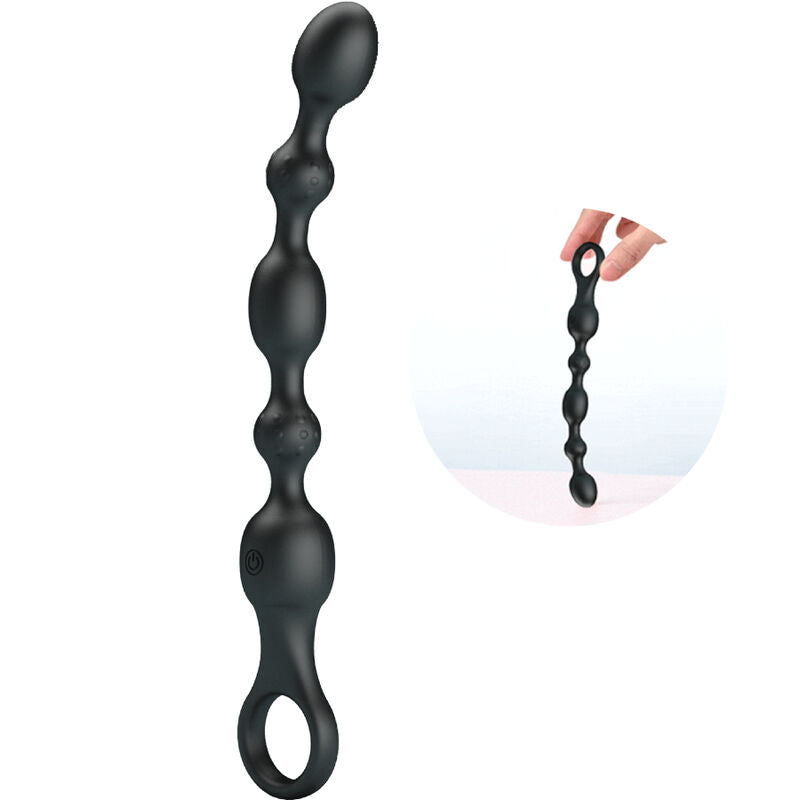 PRETTY LOVE - VAN ANAL BALLS 10 VIBRATIONS RECHARGEABLE SILICONE - Amore24
