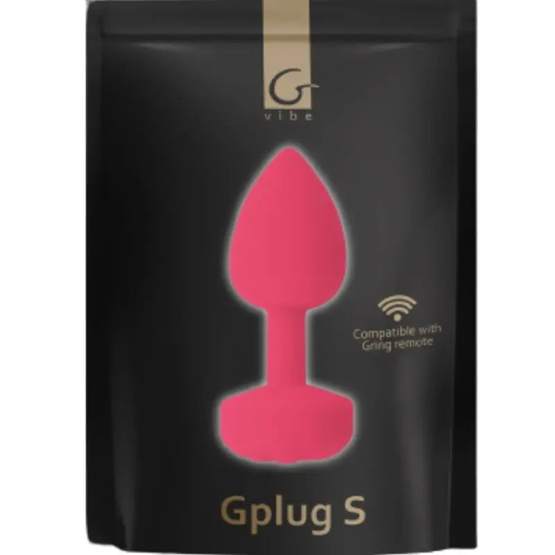 G-VIBE - FUNTOYS GPLUG ANAL RECHARGEABLE VIBRATOR SMALL NEON PINK 3CM - Amore24