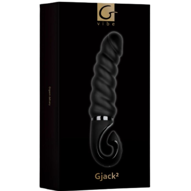 G-VIBE - G-JACK 2 - BLACK VIBRATING DILDO - Amore24