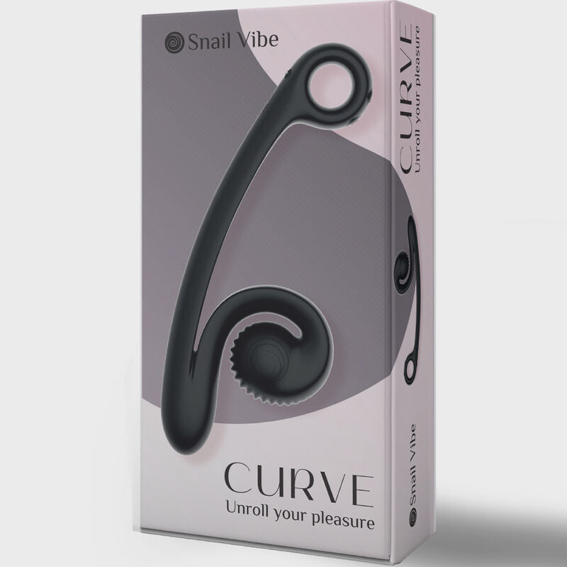 SNAIL VIBE - CURVE VIBRATOR BLACK - Amore24