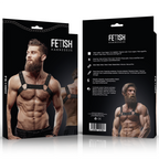 FETISH SUBMISSIVE ATTITUDE - ADJUSTABLE NEOPRENE CHEST SPORTS HARNESS FOR MEN - Amore24