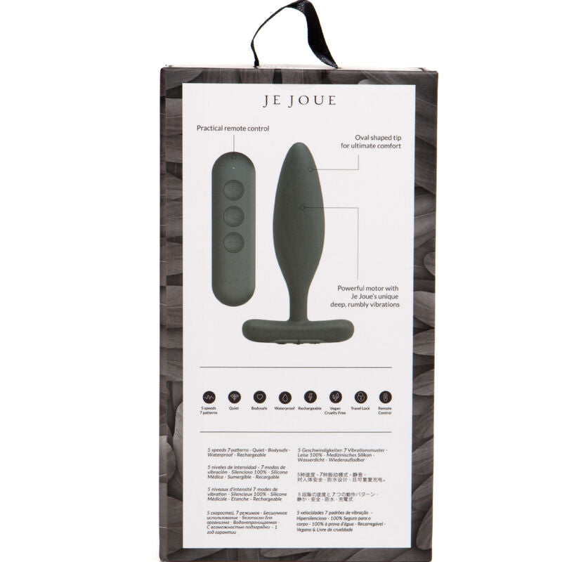 JE JOUE - VESTA ANAL PLUG VIBRATOR BLACK - Amore24