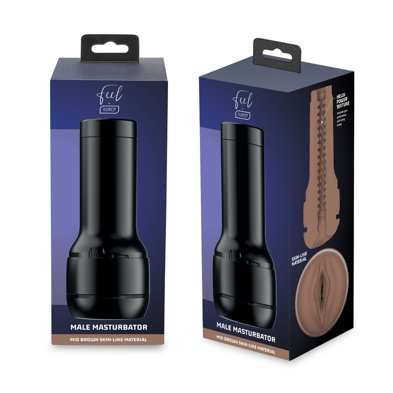 KIIROO - FEEL STROKER MASTURBATOR STIMULATOR - BROWN - Amore24