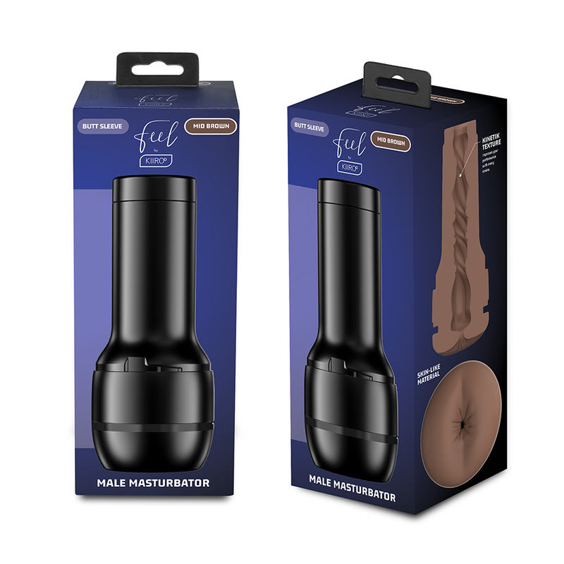KIIROO - FEEL STROKER GENERIC BUTT MASTURBATOR - MID BROWN - Amore24