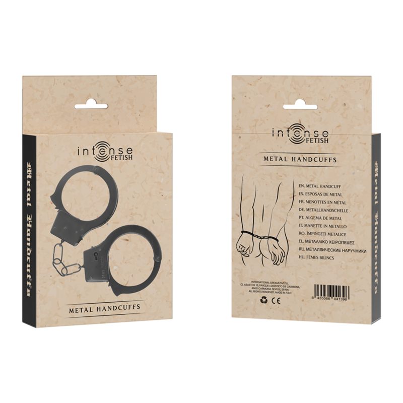 INTENSE - FETISH METAL HANDCUFFS - Amore24