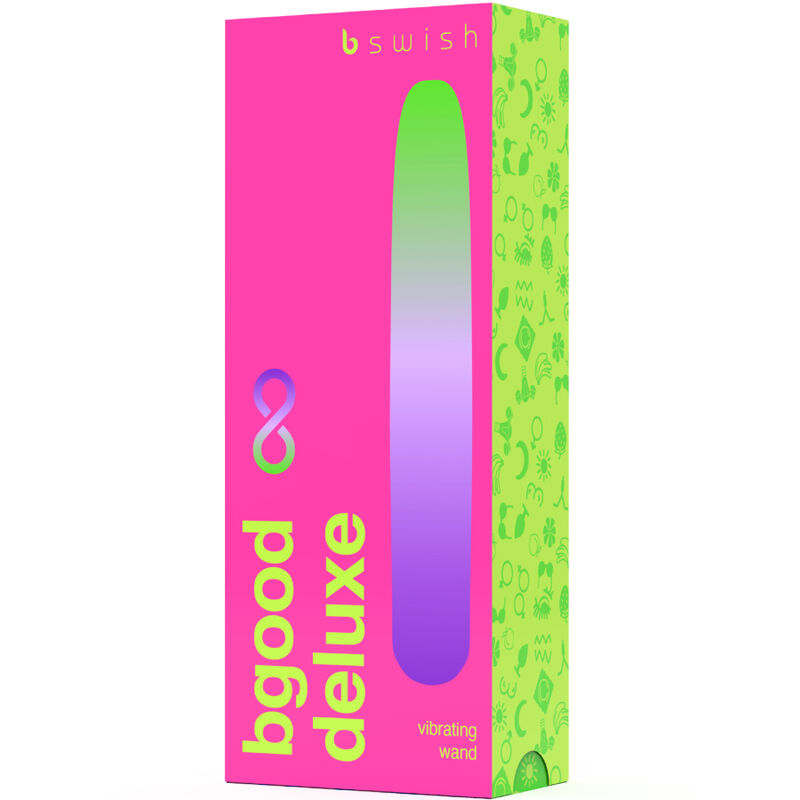B SWISH - BGOOD INFINITE DELUXE RECHARGEABLE VIBRATOR BLUE SILICONE - Amore24