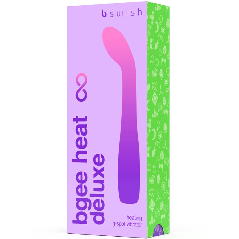 B SWISH - BGEE HEAT INFINITE DELUXE RECHARGEABLE VIBRATOR LAVENDER SILICONE - Amore24