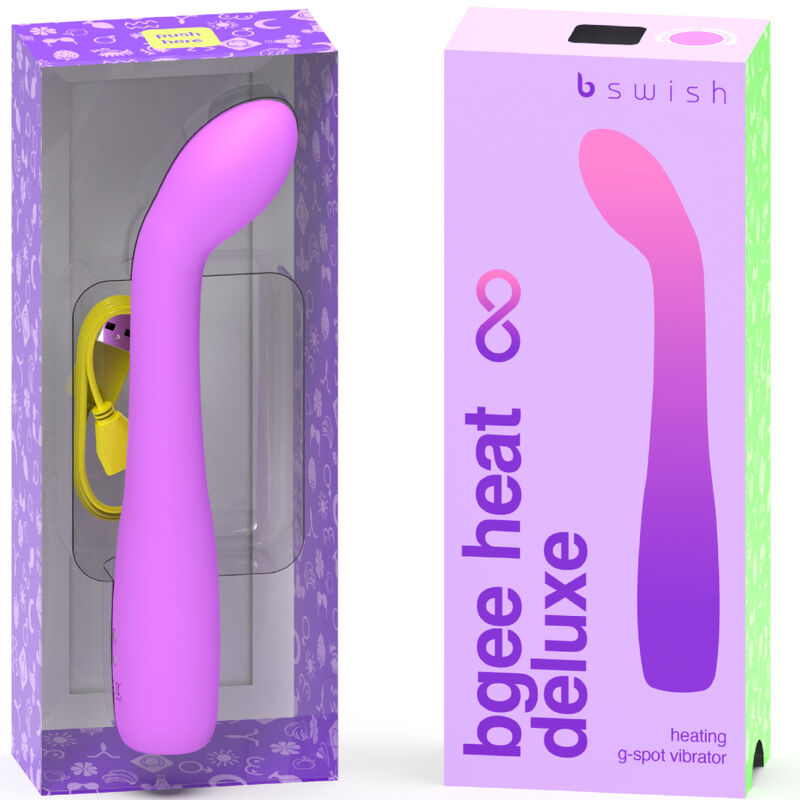 B SWISH - BGEE HEAT INFINITE DELUXE RECHARGEABLE VIBRATOR LAVENDER SILICONE - Amore24