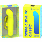 B SWISH - BCUTE CURVE INFINITE CLASSIC RECHARGEABLE SILICONE VIBRATOR YELLOW - Amore24