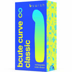 B SWISH - BCUTE CURVE INFINITE CLASSIC RECHARGEABLE VIBRATOR BLUE SILICONE - Amore24