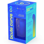 B SWISH - BCUTE CURVE INFINITE CLASSIC LIMITED EDITION BLUE SILICONE RECHARGEABLE VIBRATOR - Amore24