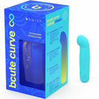 B SWISH - BCUTE CURVE INFINITE CLASSIC LIMITED EDITION BLUE SILICONE RECHARGEABLE VIBRATOR - Amore24