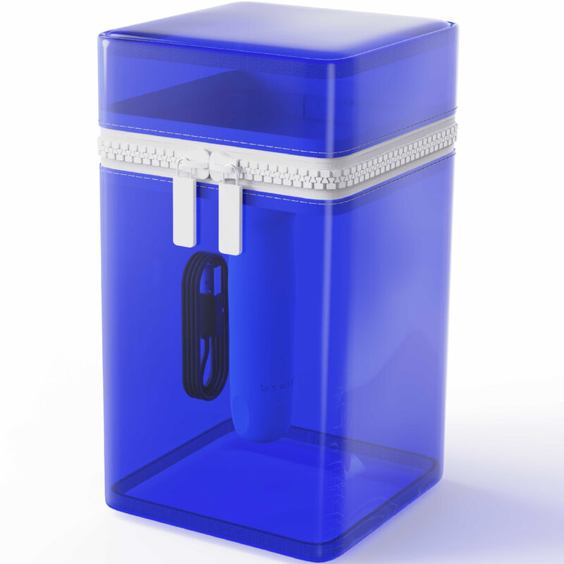 B SWISH - BCUTE CURVE INFINITE CLASSIC LIMITED EDITION BLUE SILICONE RECHARGEABLE VIBRATOR - Amore24