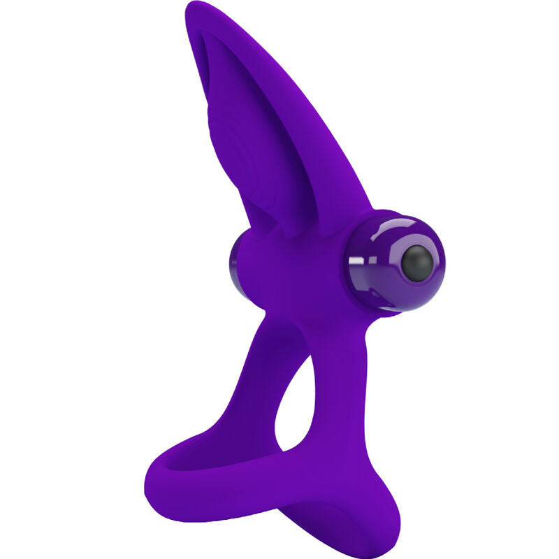 PRETTY LOVE - VIBRATOR RING 10 VIBRATIONS VIOLET SILICONE - Amore24