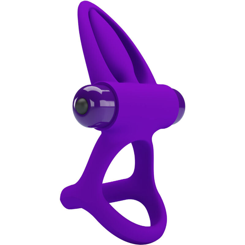 PRETTY LOVE - VIBRATOR RING 10 VIBRATIONS VIOLET SILICONE - Amore24