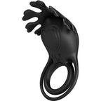 PRETTY LOVE - RUBEN VIBRATOR RING 7 VIBRATIONS BLACK SILICONE - Amore24