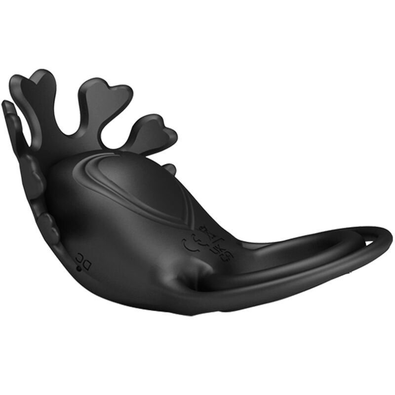 PRETTY LOVE - RUBEN VIBRATOR RING 7 VIBRATIONS BLACK SILICONE - Amore24