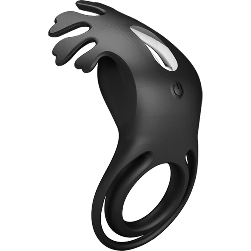 PRETTY LOVE - RUBEN VIBRATOR RING 7 VIBRATIONS BLACK SILICONE - Amore24