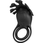 PRETTY LOVE - RUBEN VIBRATOR RING 7 VIBRATIONS BLACK SILICONE - Amore24