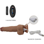 PRETTY LOVE - JONATHAN SILICONE DILDO 3 VIBRATIONS + 3 INSERTION MEASUREMENTS REMOTE CONTROL 21 CM - Amore24